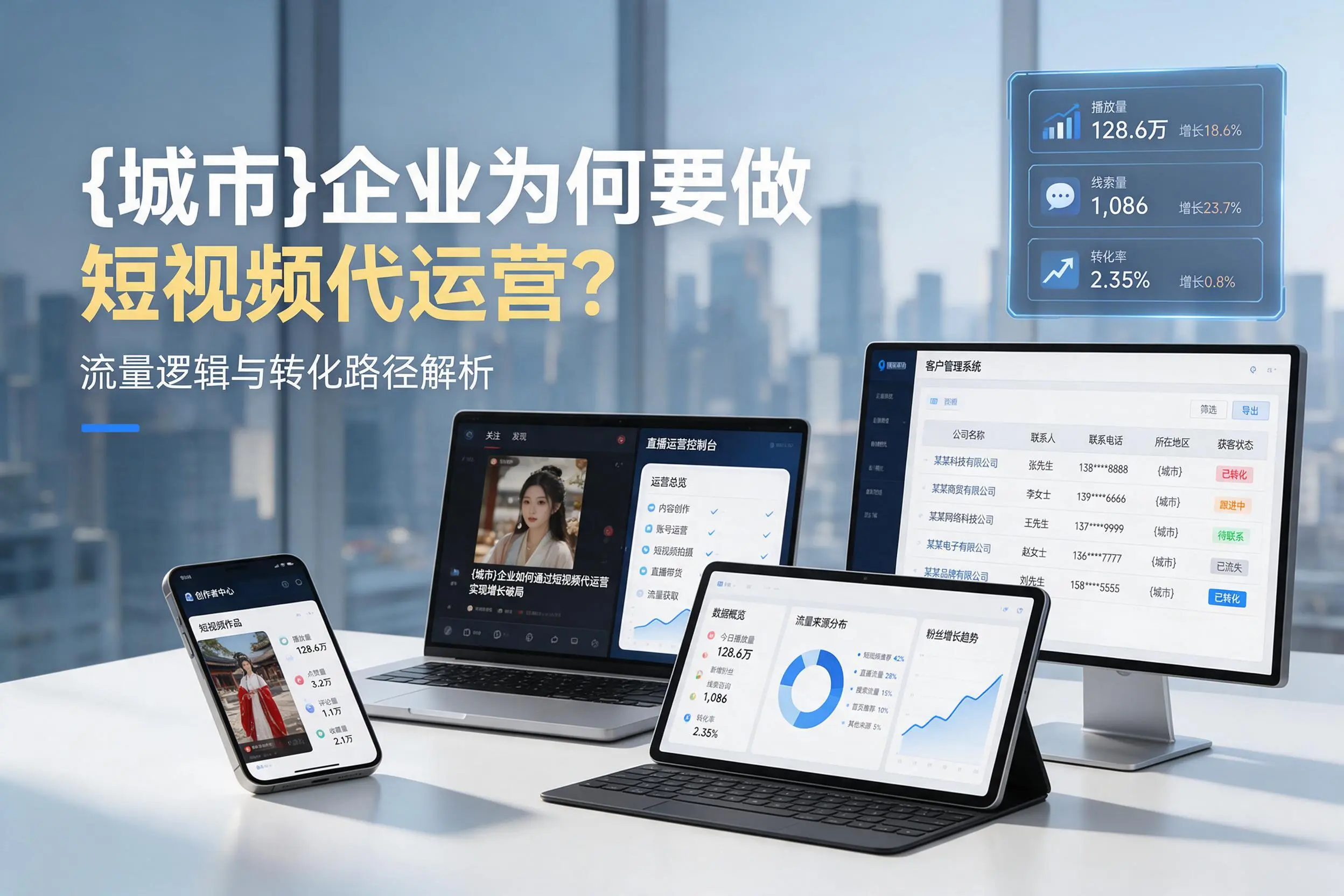 佛山企业为何要做短视频代运营？流量逻辑与转化路径解析