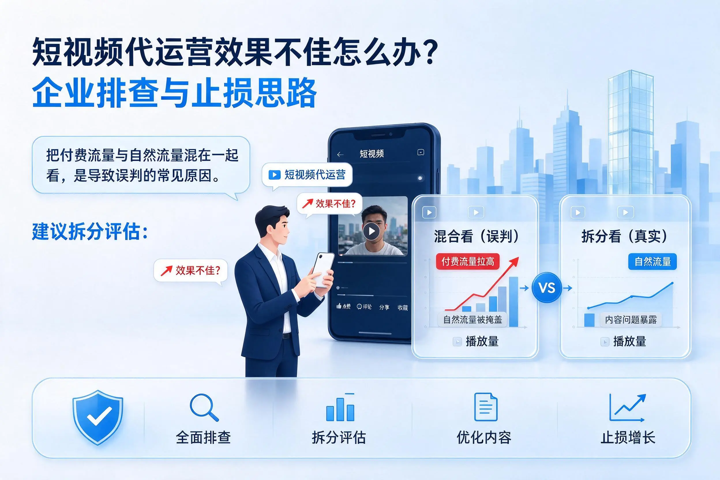 短视频代运营效果不佳怎么办？佛山企业排查与止损思路