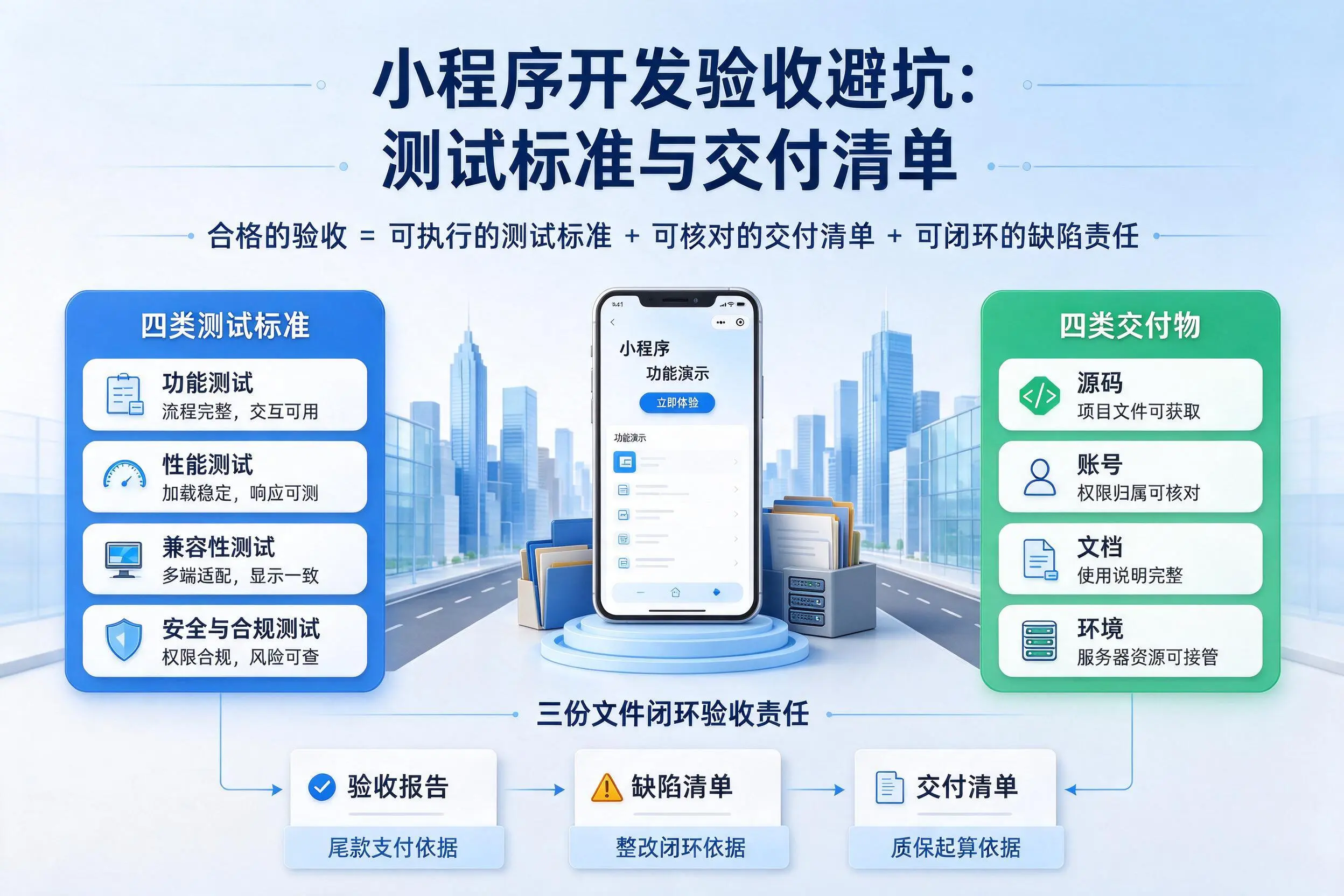 佛山小程序开发验收避坑：测试标准与交付清单
