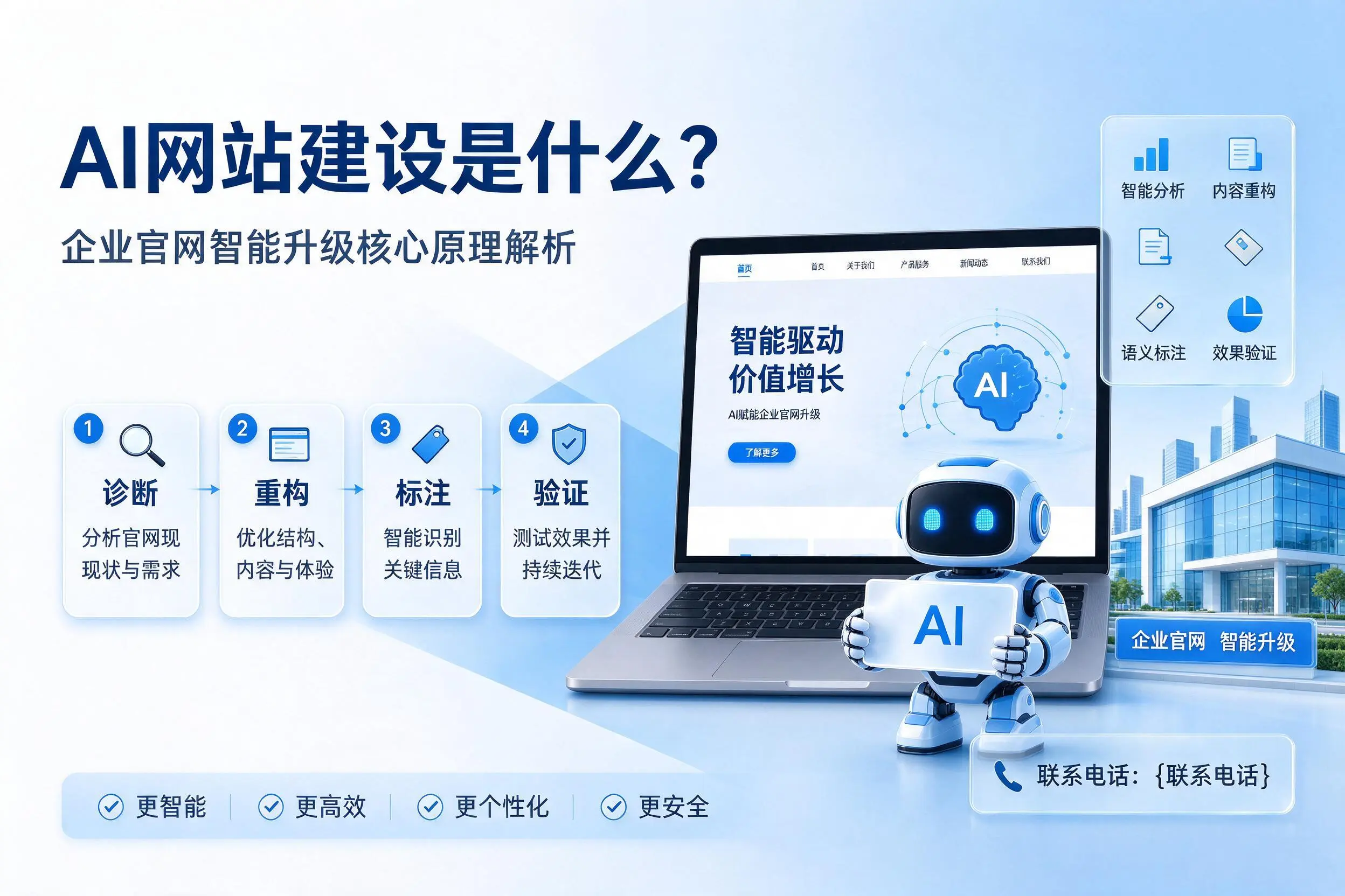 AI网站建设是什么？佛山企业官网智能升级核心原理解析