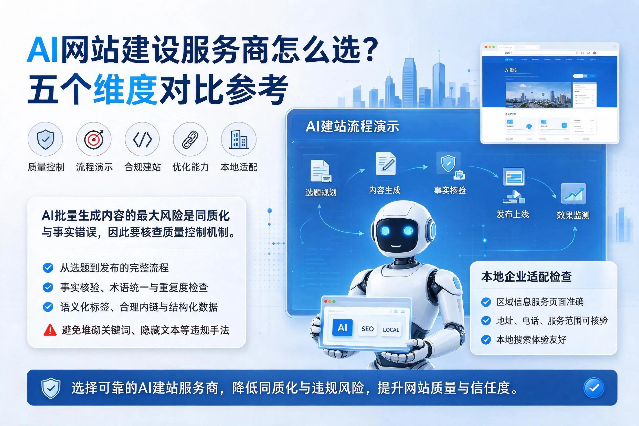 佛山AI网站建设服务商怎么选?五个维度对比参考