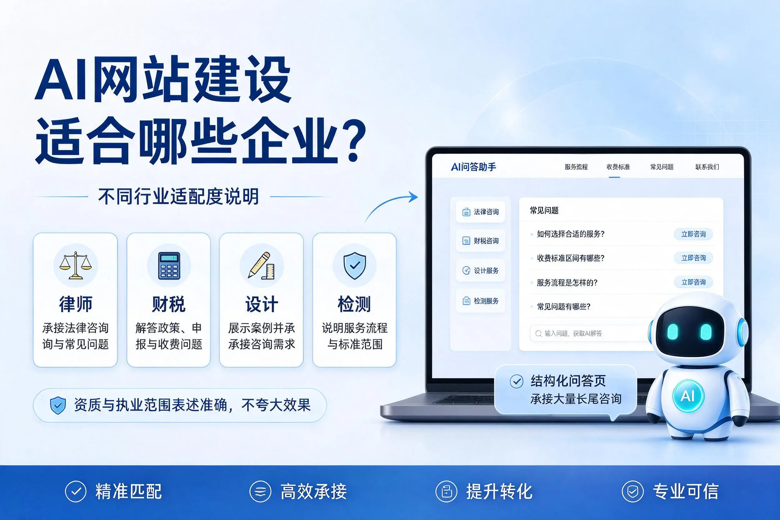 AI网站建设适合哪些企业？佛山不同行业适配度说明